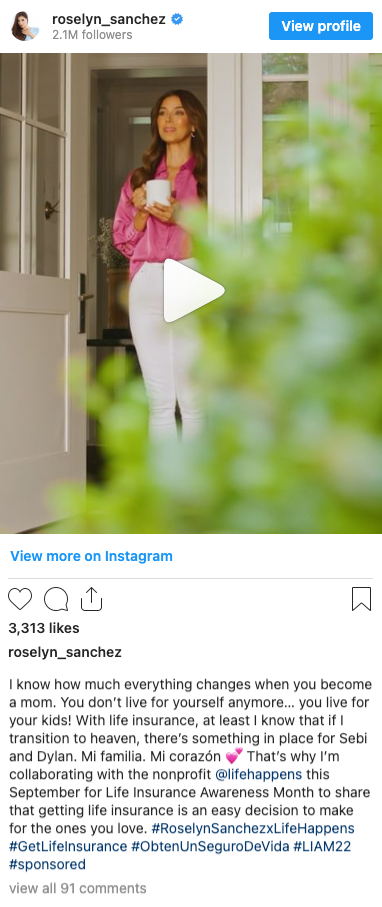 Roselyn Sanchez Instagram 1